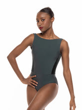 Load image into Gallery viewer, Eleve Allison Leotard Dark Forest Velvet RTW