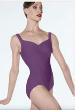 Load image into Gallery viewer, *WEAR MOI Adult FAUSTINE Pinch Front Tank Leo PRUNE