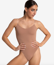 Load image into Gallery viewer, Camisole Leotard w/ Clear Transition Straps 3532