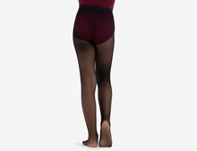 Load image into Gallery viewer, CAPEZIO Classic Fishnet Seamless Footed Tight CHILD 3407C