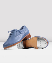 Load image into Gallery viewer, BLOCH Ladies Jason Samuels Smith Sky Blue Pebble Leather Tap Shoes S0313LG-SV