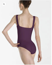 Load image into Gallery viewer, *WEAR MOI Adult EMERAUDE Square Front Tank Leo PRUNE

