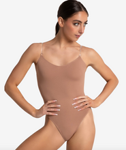 Load image into Gallery viewer, Camisole Leotard w/ Clear Transition Straps 3532
