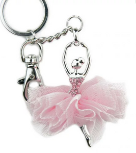 Ballerina tutu key chain