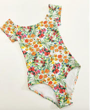 Load image into Gallery viewer, Chameleon Activewear Limited Edition Cascading Wildflowers Cap Sleeve
